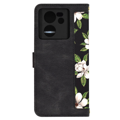 Husa de protectie Techsuit FlipCraft compatibil cu Xiaomi 13T / 13T Pro, Flowers of the Dawn