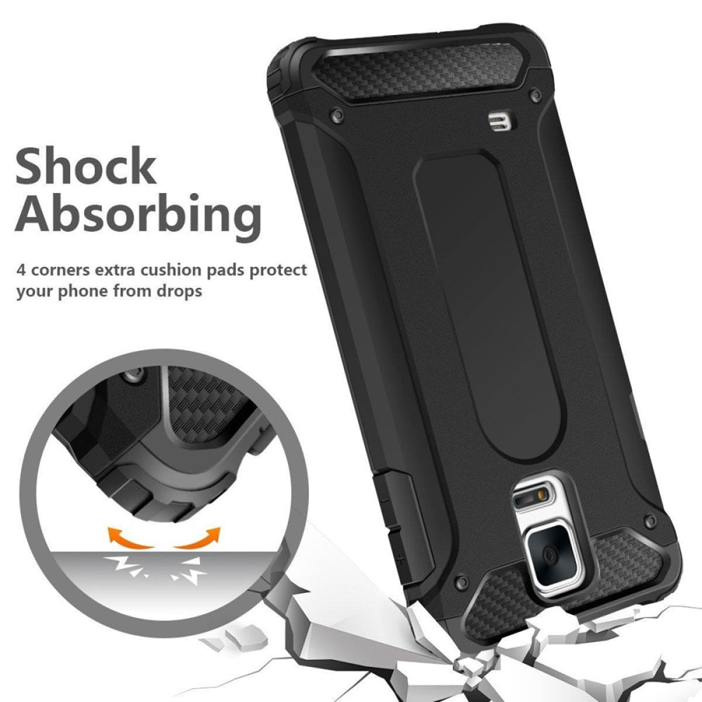 Husa de protectie Techsuit Hybrid Armor compatibil cu Samsung Galaxy S5 G900, Negru