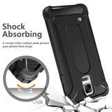 Husa de protectie Techsuit Hybrid Armor compatibil cu Samsung Galaxy S5 G900, Negru