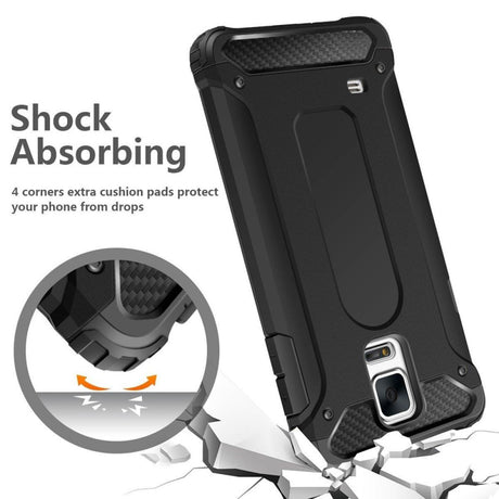 Husa de protectie Techsuit Hybrid Armor compatibil cu Samsung Galaxy S5 G900, Negru