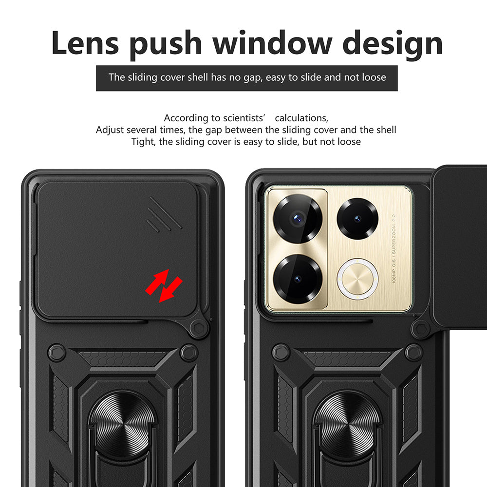 Husa de protectie Techsuit CamShield Series compatibil cu Infinix Note 40 Pro+, Albastru