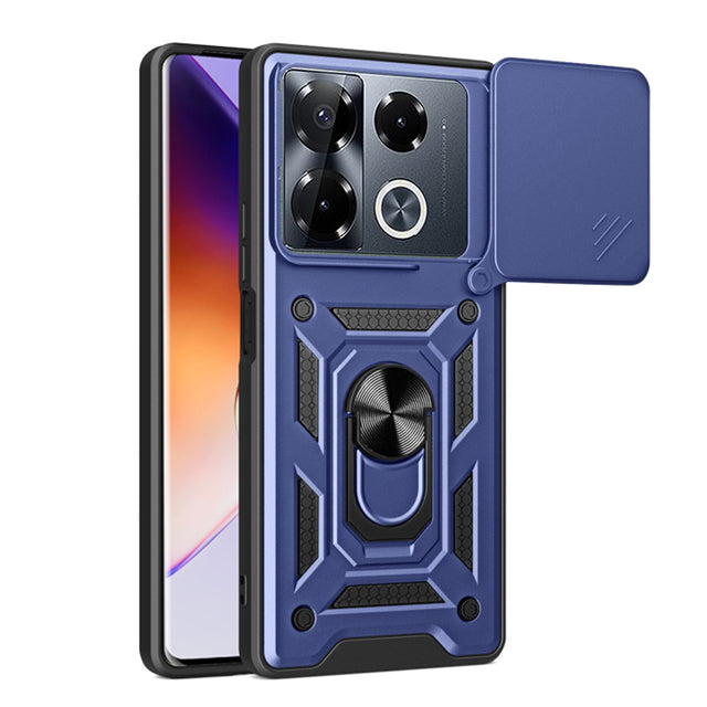 Husa de protectie Techsuit CamShield Series compatibil cu Infinix Note 40 Pro+, Albastru