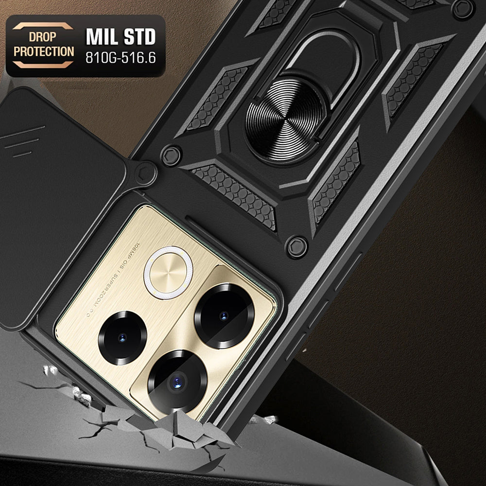 Husa de protectie Techsuit CamShield Series compatibil cu Infinix Note 40 Pro+, Albastru
