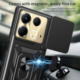 Husa de protectie Techsuit CamShield Series compatibil cu Infinix Note 40, Negru