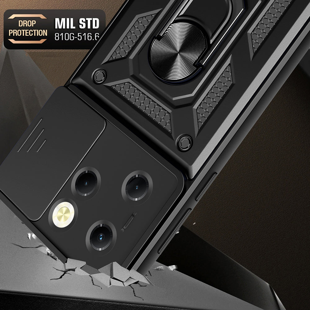 Husa de protectie Techsuit CamShield Series compatibil cu Infinix Hot 40 / 40 Pro / Tecno Spark 20 Pro, Albastru