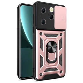 Husa de protectie Techsuit CamShield Series compatibil cu Infinix Hot 40 / 40 Pro / Tecno Spark 20 Pro, Roz Auriu
