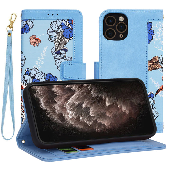 Husa de protectie Techsuit FlipCraft compatibil cu iPhone 11 Pro, Vibrant Blue