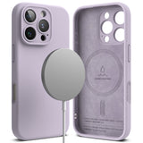 Husa de protectie Ringke Silicone Magnetic MagSafe compatibil cu iPhone 16 Pro, Lavanda