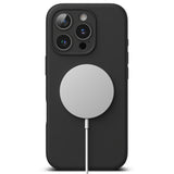 Husa de protectie Ringke Silicone Magnetic MagSafe compatibil cu iPhone 16 Pro Max, Negru