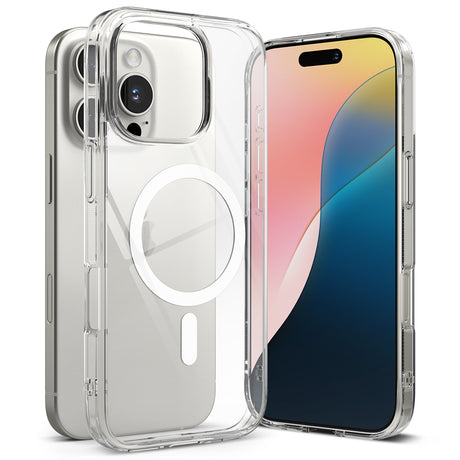 Husa de protectie Ringke Fusion MagSafe compatibil cu iPhone 16 Pro Max, Transparent