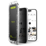 Folie de protectie Ringke Easy Slide Tempered Glass (set de 2) compatibil cu iPhone 16 Pro Max, Privacy