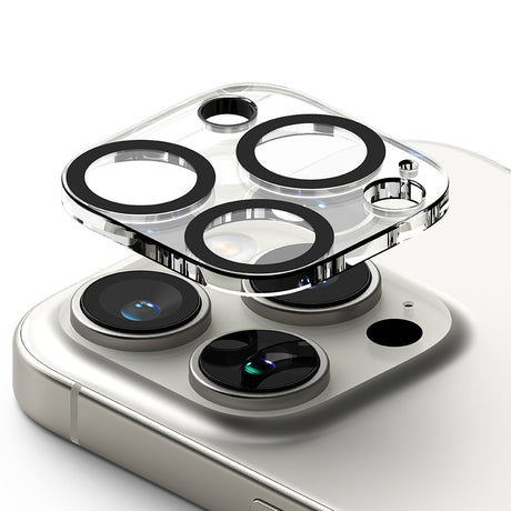 Folie de protectie Ringke Camera Glass (set de 2) compatibil cu iPhone 16 Pro / iPhone 16 Pro Max, Transparent