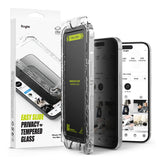 Folie de protectie Ringke Easy Slide Tempered Glass (set de 2) compatibil cu iPhone 16 Pro Max, Privacy