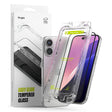 Folie de protectie Ringke Easy Slide Tempered Glass (set de 2) compatibil cu iPhone 16 / iPhone 15, Negru