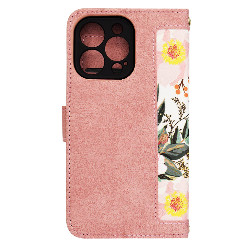 Husa de protectie Techsuit FlipCraft compatibil cu iPhone 13 Pro, Sweetheart Pink