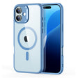 Husa de protectie ESR Classic Hybrid HaloLock compatibil cu iPhone 16, Transparent Blue