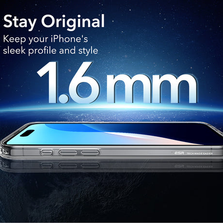 Husa de protectie ESR Classic Hybrid HaloLock compatibil cu iPhone 16 Pro, Frosted Clear