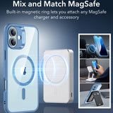 Husa de protectie ESR Classic Hybrid HaloLock compatibil cu iPhone 16, Transparent Blue