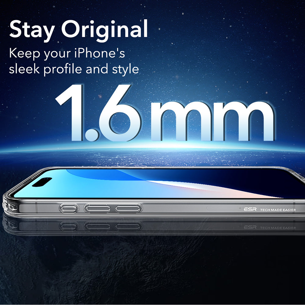 Husa de protectie ESR Classic Hybrid HaloLock compatibil cu iPhone 16 Pro Max, Frosted Clear