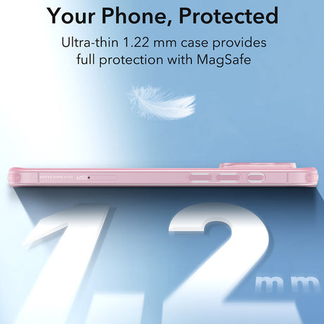 Husa de protectie ESR Zero HaloLock compatibil cu iPhone 16 Pro, Frosted Pink