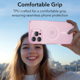Husa de protectie ESR Zero HaloLock compatibil cu iPhone 16 Pro Max, Frosted Pink