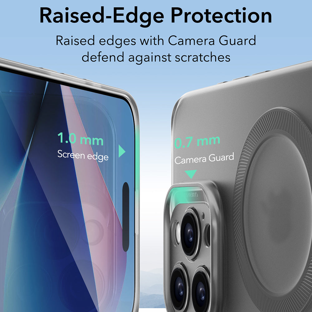 Husa de protectie ESR Zero HaloLock compatibil cu iPhone 16 Pro Max, Frosted Grey