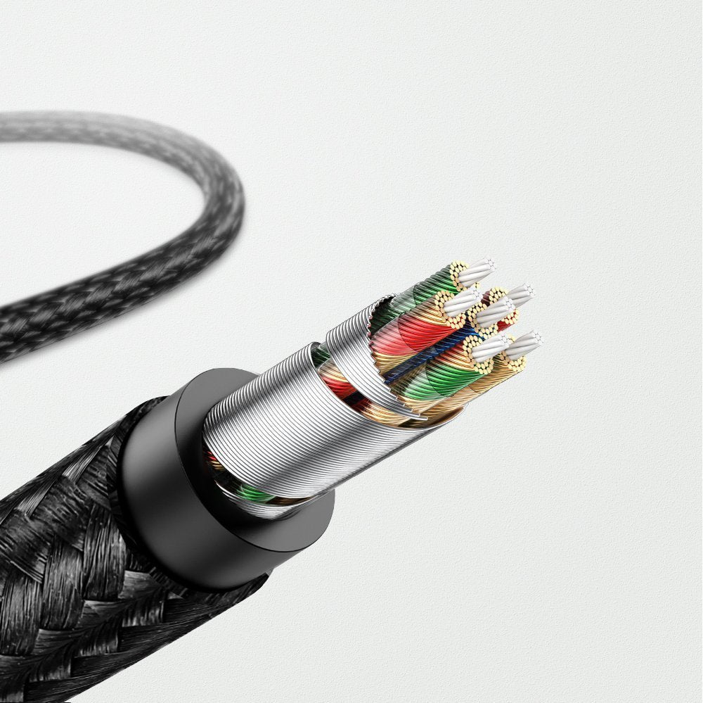Adaptor Ugreen Audio Cable Aluminium Shell US315 (70509), Lightning to Jack 3.5mm, MFi Certified, 1m, Negru