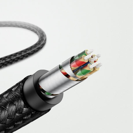 Adaptor Ugreen Audio Cable Aluminium Shell US315 (70509), Lightning to Jack 3.5mm, MFi Certified, 1m, Negru