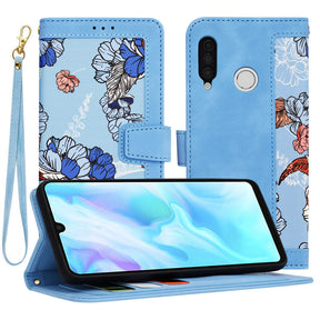 Husa de protectie Techsuit FlipCraft compatibil cu Huawei P30 Lite / P30 Lite New Edition, Vibrant Blue