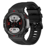 Curea smartwatch Techsuit Watchband (W067) compatibil cu Amazfit T-Rex 2 / 2 Ocean Blue, Negru