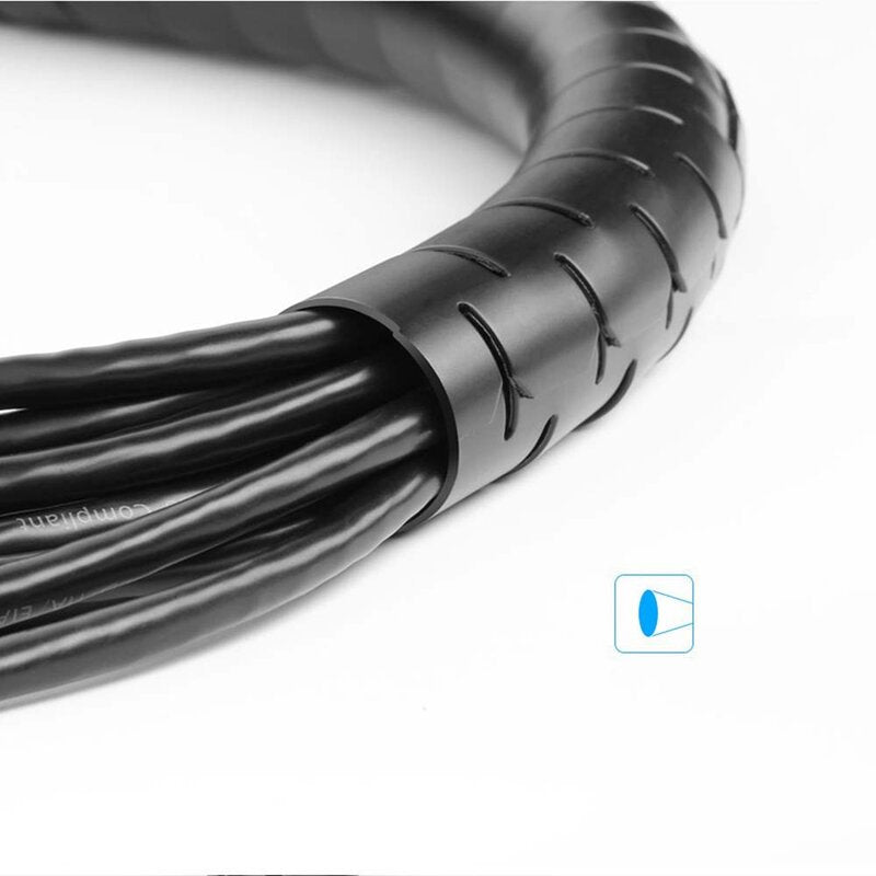 Cablu Ugreen Organizer LP121 (30820), Protection Tube DIA, 25mm Wide, 5m Length, Negru