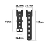 Curea smartwatch Techsuit Watchband (W067) compatibil cu Amazfit T-Rex / T-Rex Pro, Gri