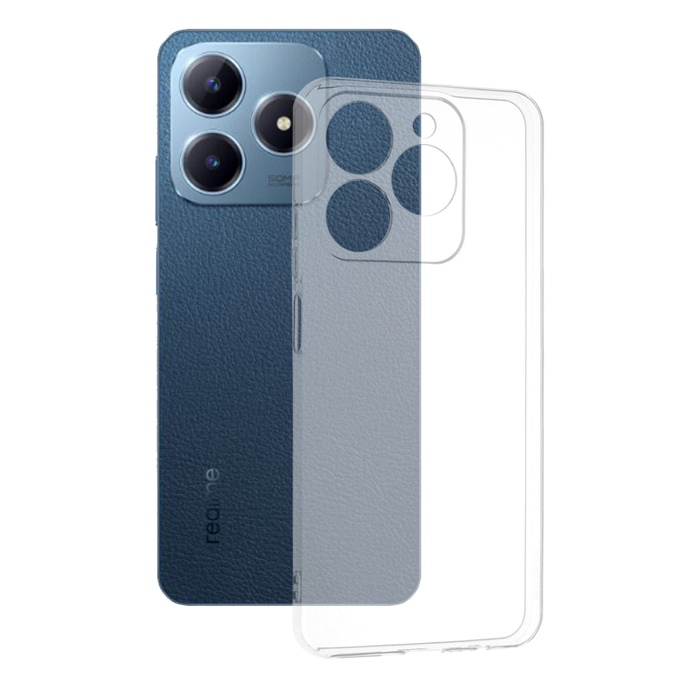 Husa de protectie Techsuit Clear Silicone compatibil cu Realme C63, Transparent