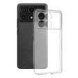 Husa de protectie Techsuit Clear Silicone compatibil cu Xiaomi Poco F6 Pro, Transparent