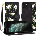 Husa de protectie Techsuit FlipCraft compatibil cu iPhone 11 Pro Max, Flowers of the Dawn