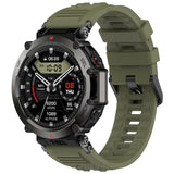 Curea smartwatch Techsuit compatibil cu Amazfit T-Rex Ultra, Verde inchis