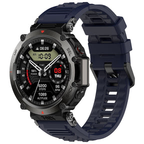 Curea smartwatch Techsuit Watchband (W067) compatibil cu Amazfit T-Rex Ultra, Bleumarin