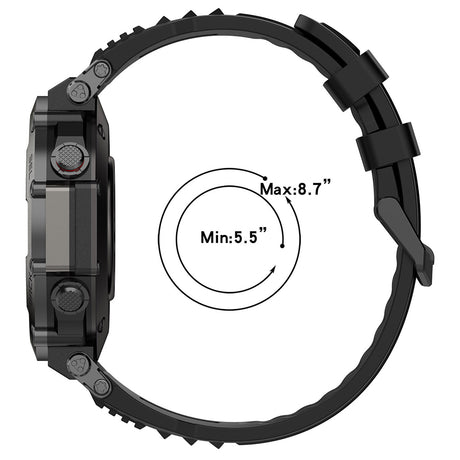 Techsuit bézs okosóra szíj Amazfit T-Rex Ultra okosórához