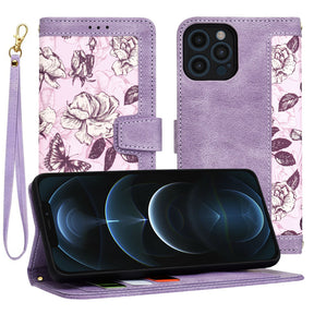 Husa de protectie Techsuit FlipCraft compatibil cu iPhone 12 Pro Max, Mysterious Purple
