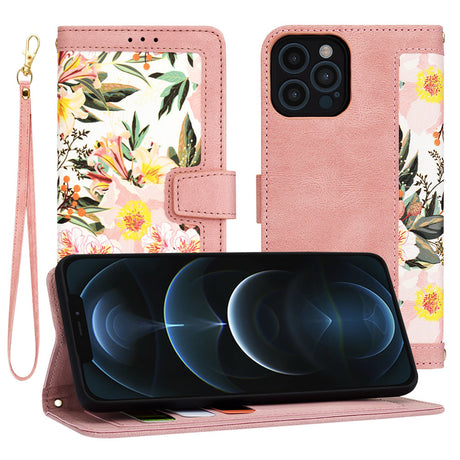 Husa de protectie Techsuit FlipCraft compatibil cu iPhone 12 Pro Max, Sweetheart Pink