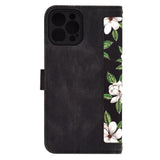 Husa de protectie Techsuit FlipCraft compatibil cu iPhone 12 Pro Max, Flowers of the Dawn
