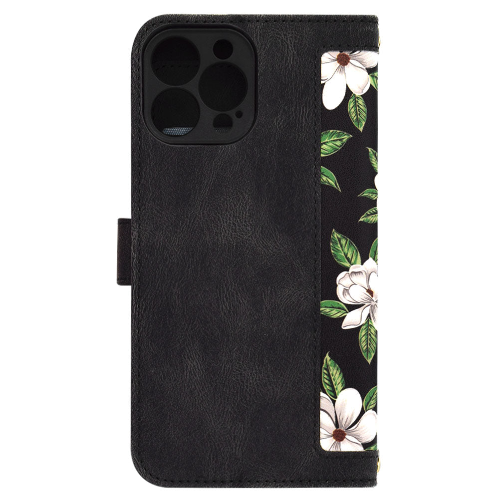 Husa de protectie Techsuit FlipCraft compatibil cu iPhone 13 Pro Max, Flowers of the Dawn