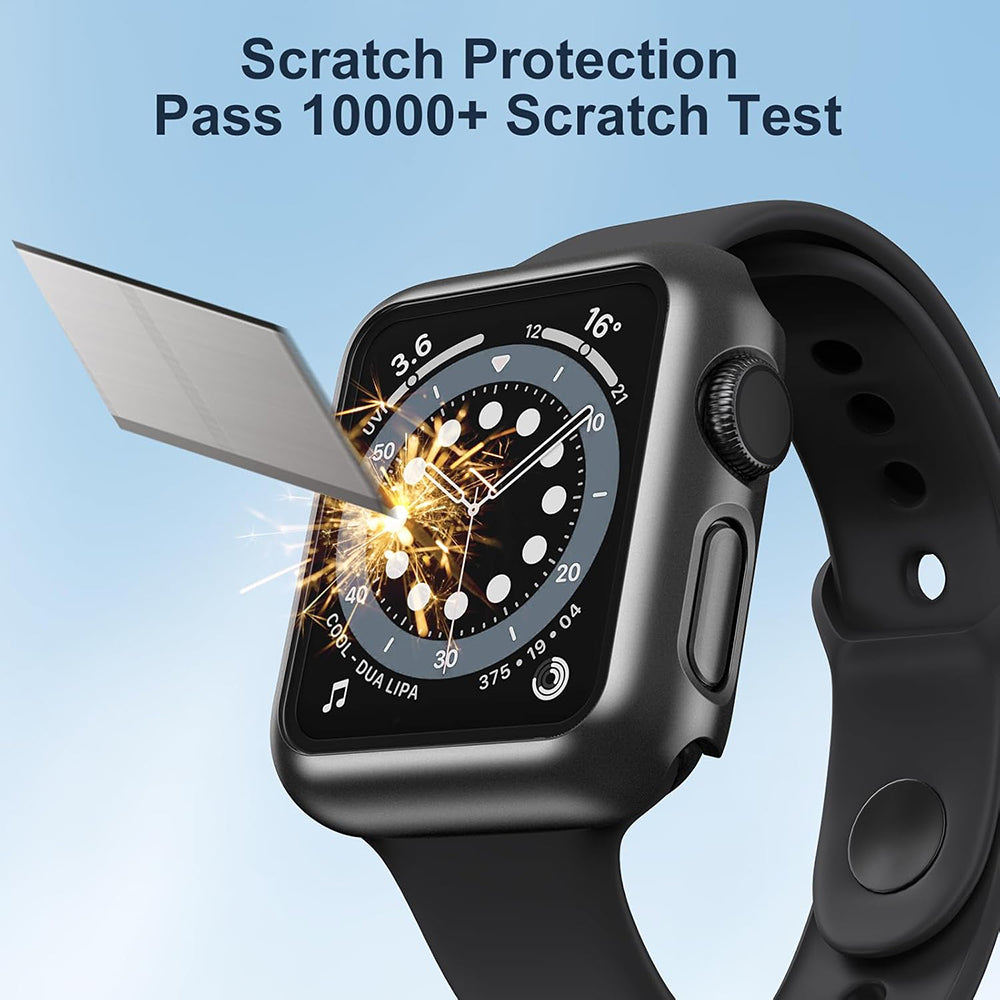 Folie de protectie smartwatch Techsuit Defense360 Pro + Screen Protector compatibil cu Apple Watch 1 / 2 / 3 (38mm), Negru