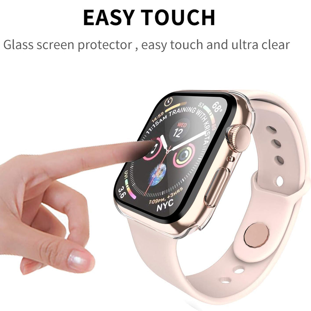 Folie de protectie smartwatch Techsuit Defense360 Pro + Screen Protector compatibil cu Apple Watch 1 / 2 / 3 (38mm), Transparent
