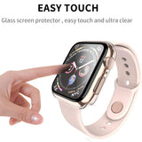 Folie de protectie smartwatch Techsuit Defense360 Pro + Screen Protector compatibil cu Apple Watch 1 / 2 / 3 (42mm), Transparent