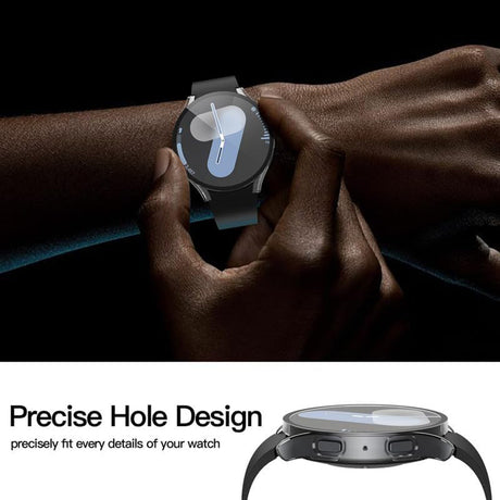 Folie de protectie smartwatch Techsuit Defense360 Pro + Screen Protector compatibil cu Samsung Galaxy Watch7 (40mm), Transparent