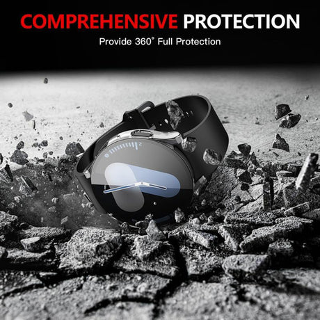 Folie de protectie smartwatch Techsuit Defense360 Pro + Screen Protector compatibil cu Samsung Galaxy Watch7 (40mm), Transparent