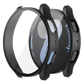 Folie de protectie smartwatch Techsuit Defense360 Pro + Screen Protector compatibil cu Samsung Galaxy Watch7 (44mm), Negru