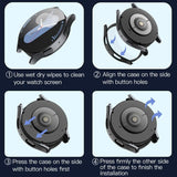 Folie de protectie smartwatch Techsuit Defense360 Pro + Screen Protector compatibil cu Samsung Galaxy Watch7 (40mm), Negru
