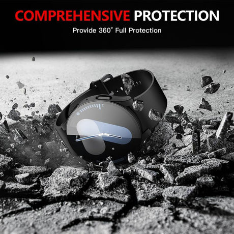Folie de protectie smartwatch Techsuit Defense360 Pro + Screen Protector compatibil cu Samsung Galaxy Watch7 (40mm), Negru